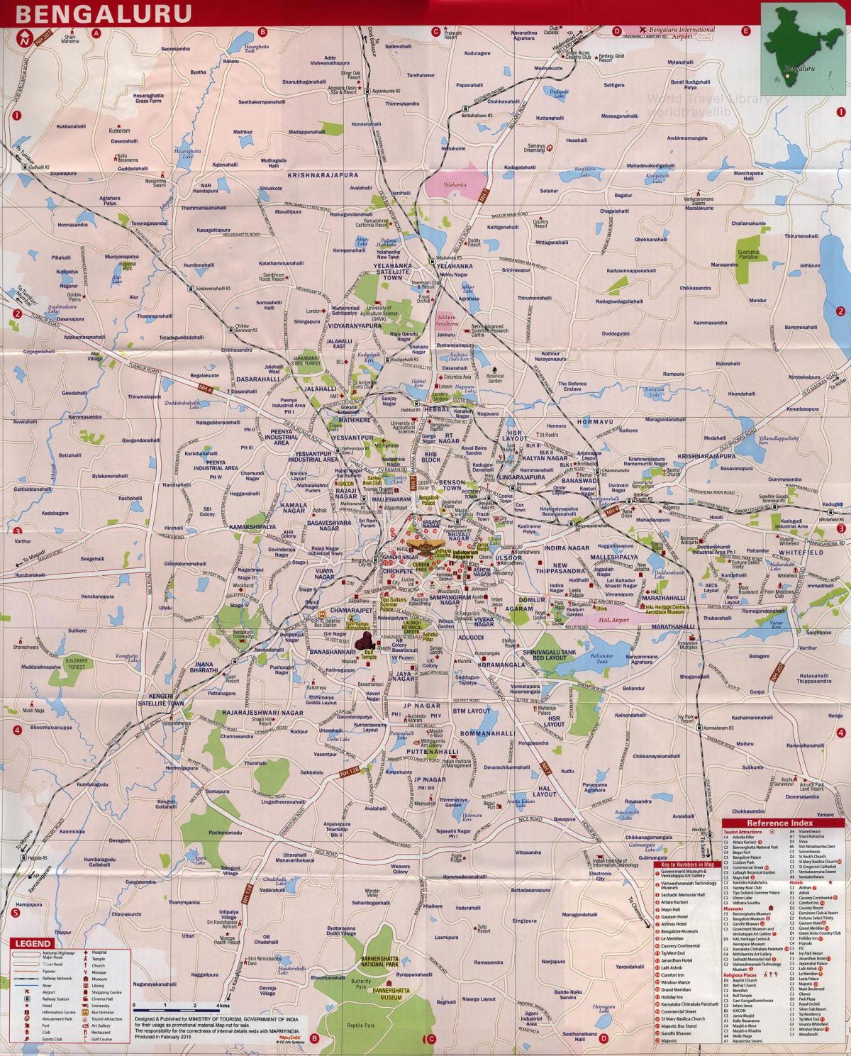 Bangalore Sehenswürdigkeiten anzeigen