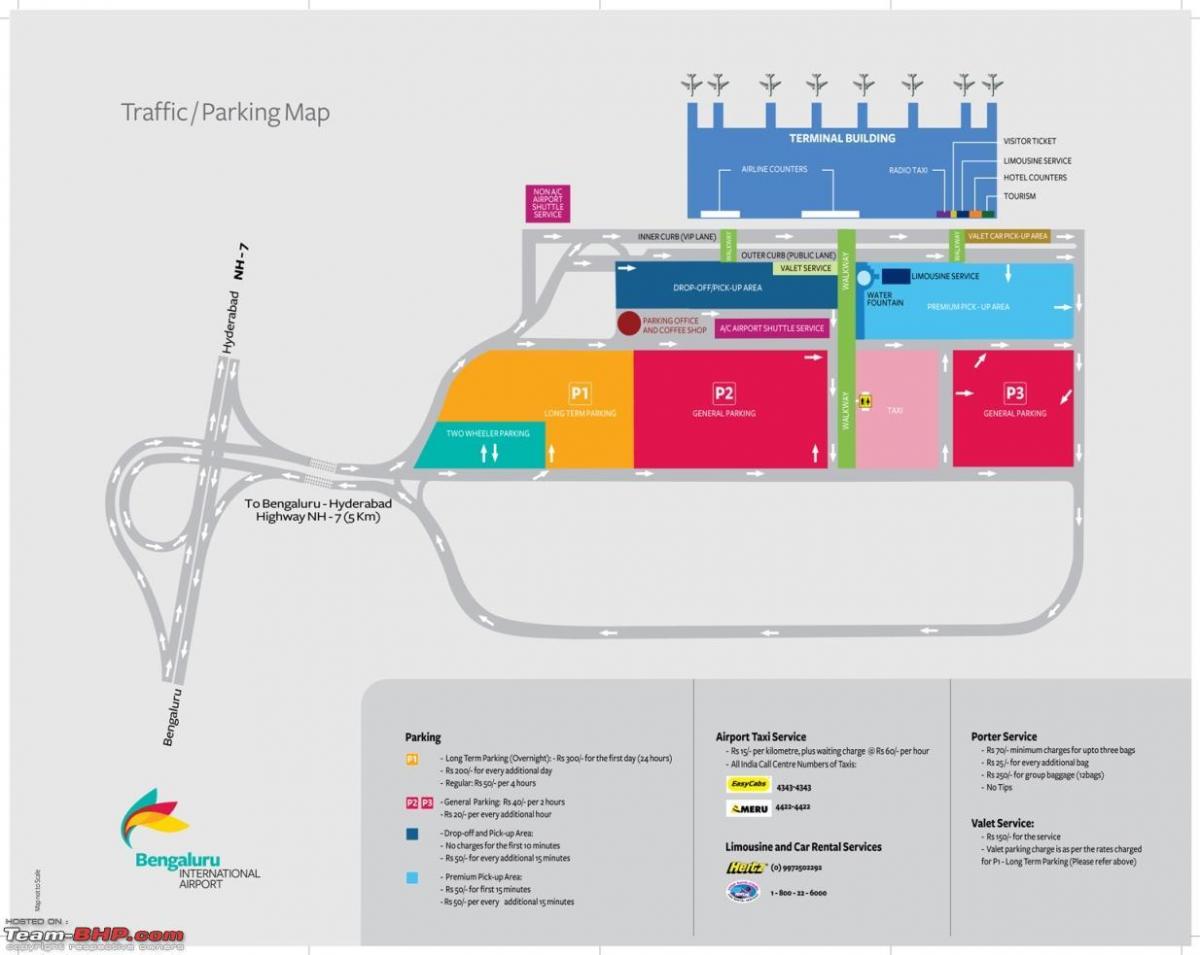 Flughafen Bangalore Karte anzeigen