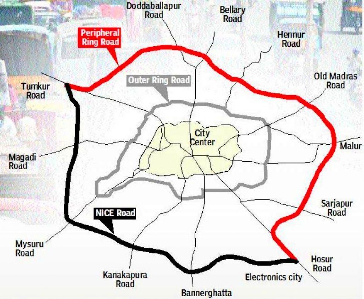 Bangalore PRR-Karte
